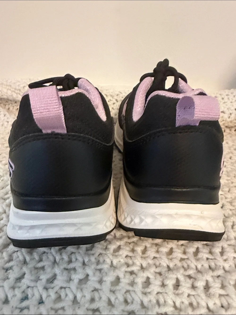 Skechers memory foam Trail Black/Pink sneakers